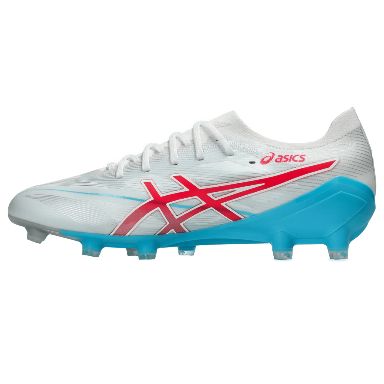 Asics Menace 5 FG Senior Football Boots - White/Diva Pink - Image 2