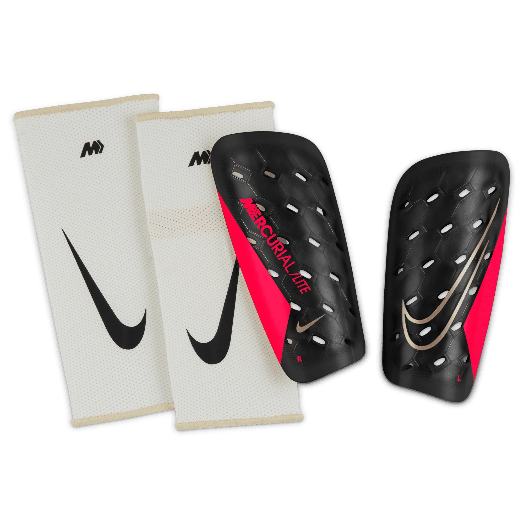 Nike Mercurial Lite Shinguards - Black/Red