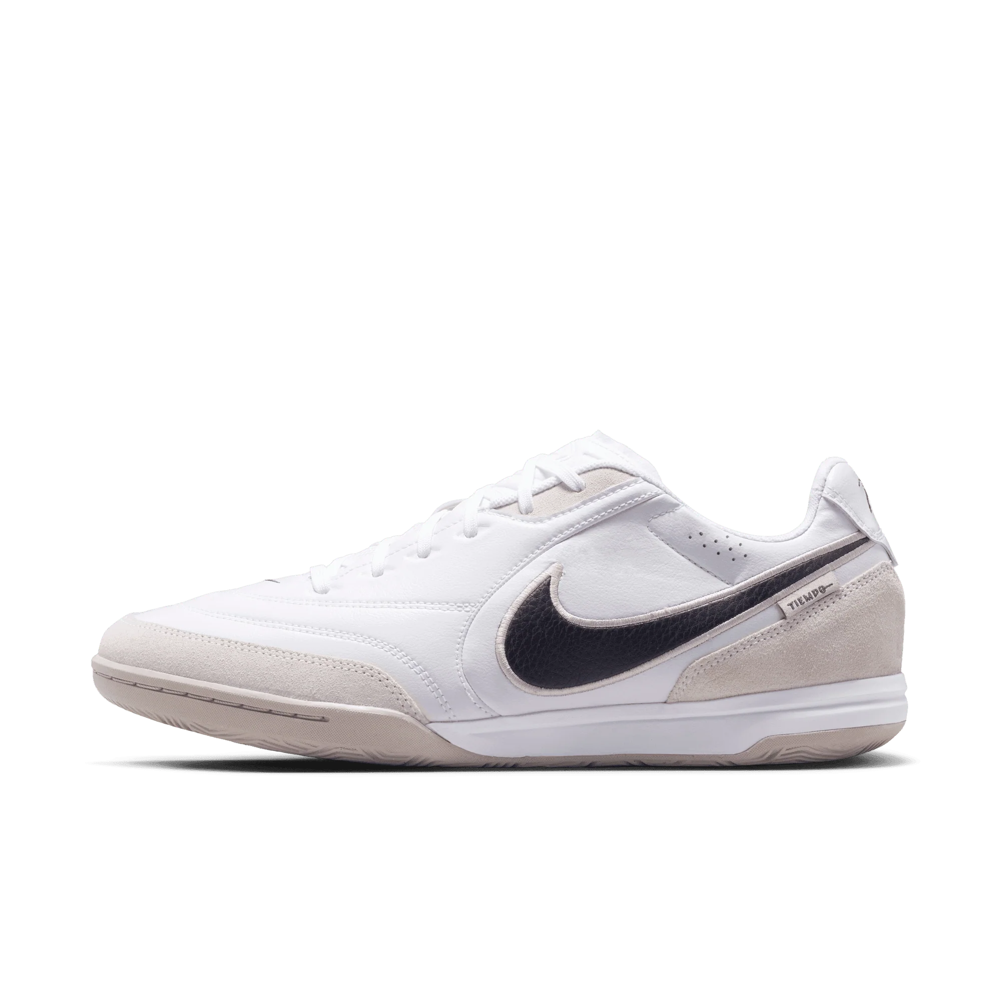 Nike Tiempo Streetgato Indoor Senior Football Boots- White/Black - Image 7